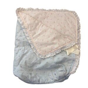 Cabbage Patch Kids Furskins Sleeping Bag for Thistle Teddy Bear Baby Blue